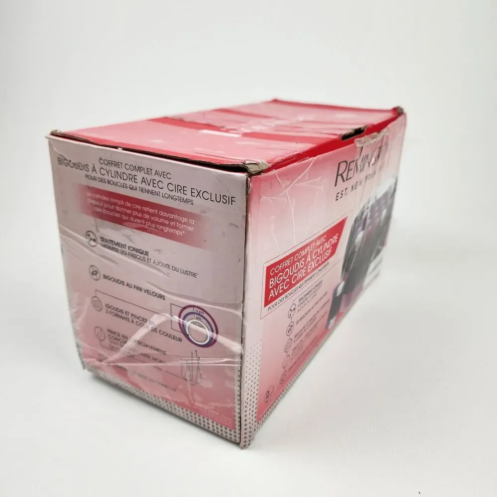 Remington Ionic Hair Setter 20 Velvet Rollers Hot Curling Set Pink 20pc